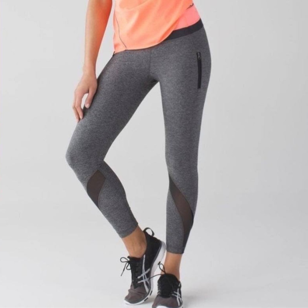 lululemon mesh leggings size 6!!